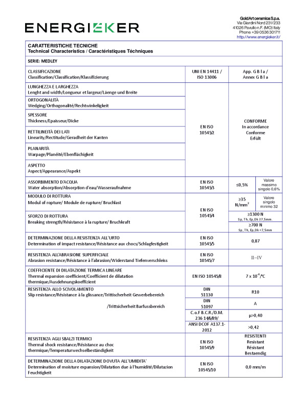 MEDLEY_SCHEDA-TECNICA