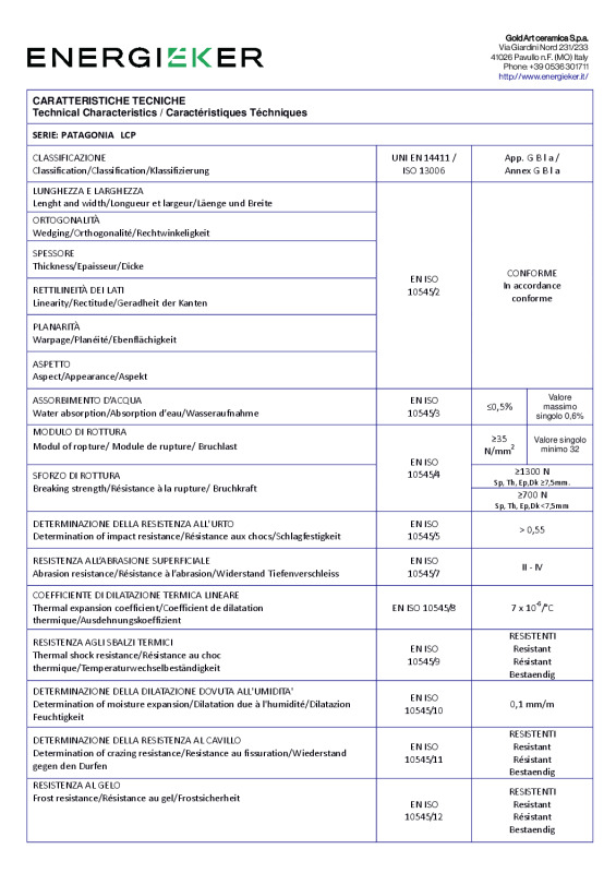 PATAGONIA-LCP_SCHEDA-TECNICA